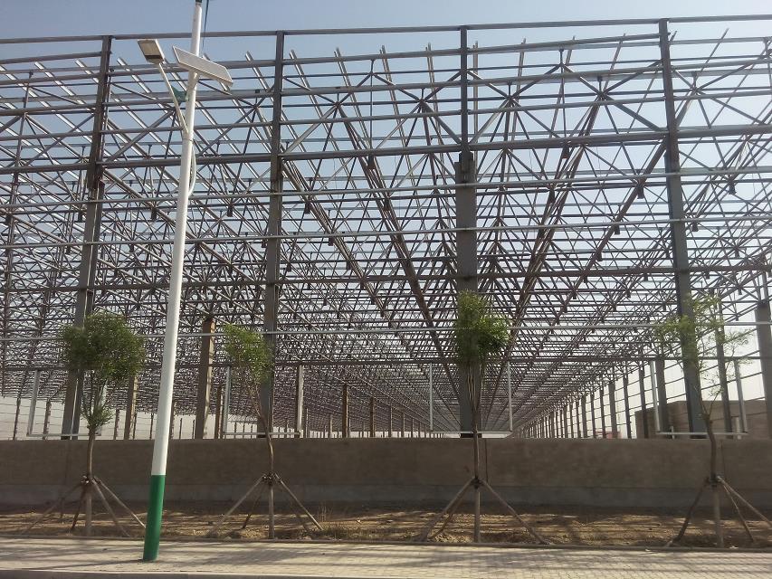 鎮(zhèn)江汽車工業(yè)廠房網架
